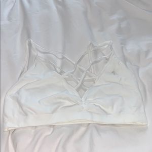 White bralette